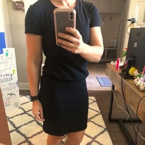 James Perse Black Mini Dress